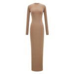 SAINT LAURENT BACKLESS DRESS IN JERSEY