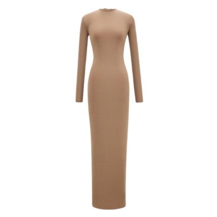 SAINT LAURENT BACKLESS DRESS IN JERSEY