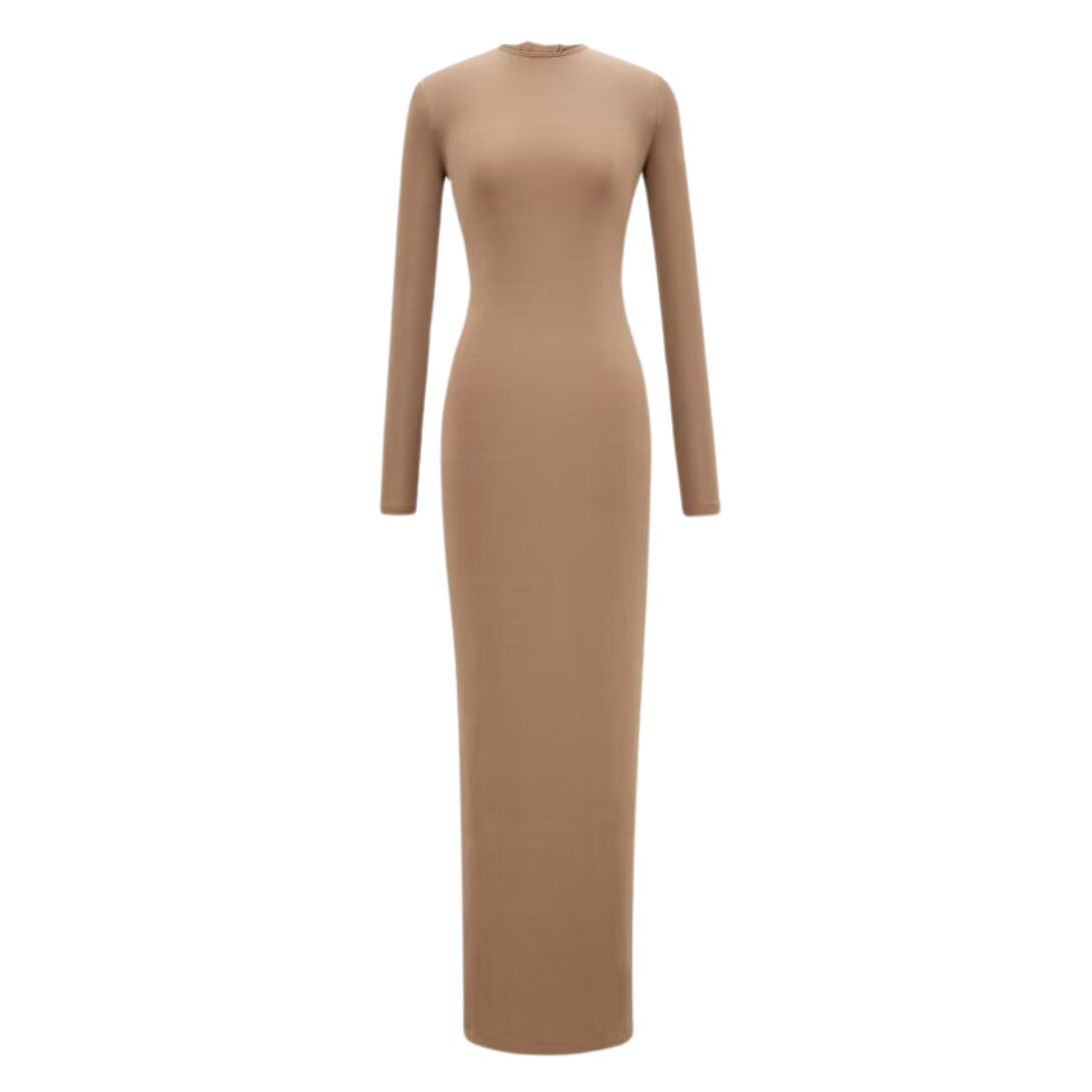3 SAINT LAURENT BACKLESS DRESS IN JERSEY