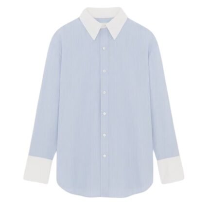 SAINT LAURENT WINCHESTER BOYFRIEND SHIRT IN COTTON