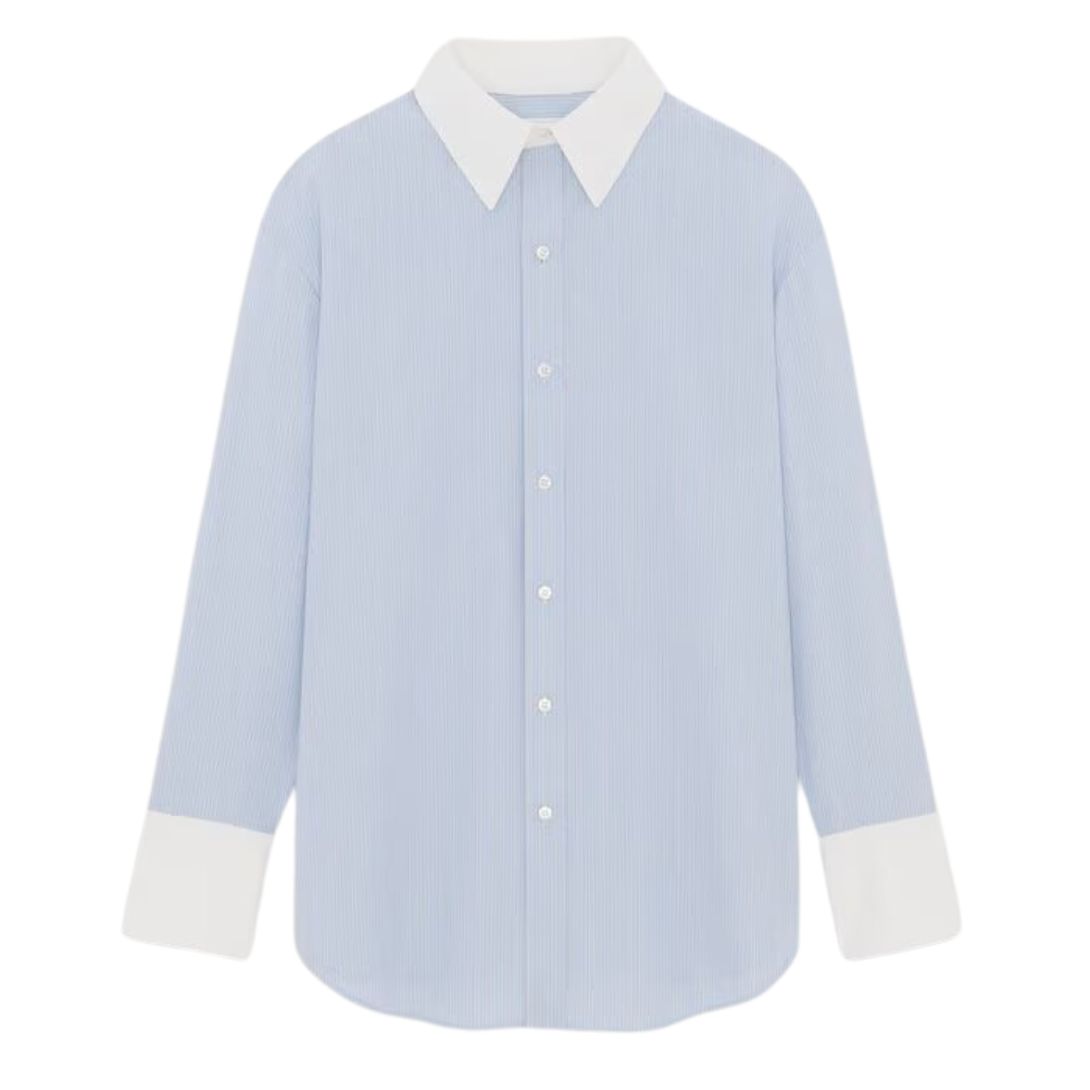 3 SAINT LAURENT WINCHESTER BOYFRIEND SHIRT IN COTTON