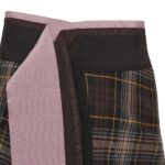 FENDI BROWN FENDI TARTAN SKIRT