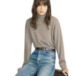 SAINT LAURENT TURTLENECK SWEATER IN CASHMERE