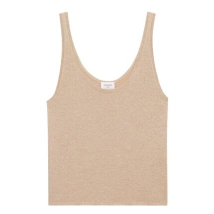SAINT LAURENT TANK TOP IN LUREX KNIT