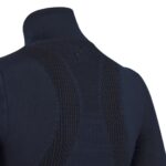 FENDI SKI SWEATER BLUE TECHNICAL FABRIC SWEATER