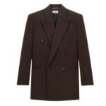 SAINT LAURENT JACKET IN CASHMERE FLANNEL