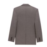 SAINT LAURENT JACKET IN WOOL CHINÉ