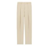 SAINT LAURENT HIGH-WAISTED PANTS IN LIGHT WOOL
