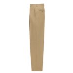 SAINT LAURENT HIGH-WAISTED PANTS IN WOOL GABARDINE