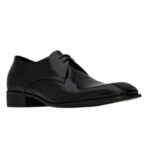 SAINT LAURENT JEAN DERBIES IN BRUSHED LEATHER