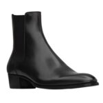 SAINT LAURENT WYATT CHELSEA BOOTS IN SMOOTH LEATHER