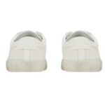 SAINT LAURENT COURT CLASSIC SL/06 EMBROIDERED SNEAKERS IN CANVAS AND LEATHER