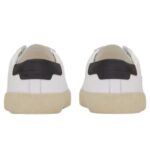 SAINT LAURENT COURT CLASSIC SL/06 EMBROIDERED SNEAKERS IN SMOOTH LEATHER