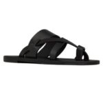 SAINT LAURENT CULVER MULES IN SMOOTH LEATHER