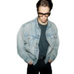 SAINT LAURENT TRUCKER JACKET IN CHICAGO BLUE DENIM