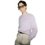 SAINT LAURENT SWEATER IN BRUSHED KNIT