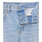 SAINT LAURENT BAGGY JEANS IN MICHIGAN BLUE DENIM