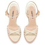 TOM FORD PRINTED LIZARD LEATHER CABANA WEDGE ESPADRILLE IVORY
