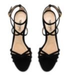 TOM FORD VELVET IDA SANDAL BLACK
