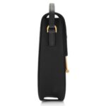 TOM FORD GRAIN LEATHER TARA MINI BAG ON STRAP BLACK