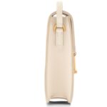 TOM FORD GRAIN LEATHER TARA MINI BAG ON STRAP CREAM