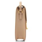 TOM FORD GRAIN LEATHER TARA MINI BAG ON STRAP LIGHT BEIGE