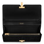 TOM FORD PALMELLATO EFFECT LEATHER ZIP AROUND WALLET