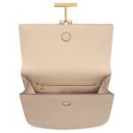TOM FORD GRAIN LEATHER TARA MEDIUM CROSSBODY SILK TAUPE