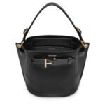 TOM FORD GRAIN LEATHER AUDREY MINI BUCKET BAG