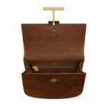 TOM FORD SUEDE AND LEATHER TARA MINI CROSSBODY