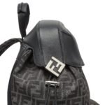 FENDI FF DRIVE BLACK FF JACQUARD BACK PACK