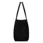 TOM FORD RAFFIA AND LEATHER TARA MEDIUM TOTE