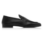 TOM FORD SUPPLE GRAIN SEAN TWISTED BAND LOAFER SEAL BROWN