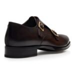 TOM FORD BURNISHED LEATHER ELKAN MONK STRAP