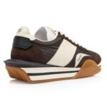 TOM FORD SUEDE TECHNICAL FABRIC JAMES SNEAKER EBONY/ IVORY