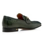 TOM FORD PRINTED CROC BAILEY CHAIN LOAFER
