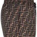 FENDI FF NYLON SWIM SHORTS