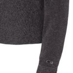 FENDI CARDIGAN BLACK METALLIC YARN JERSEY