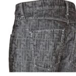 FENDI LONG JEANS GRAY FF JEANS