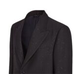 FENDI JACKET BLACK WOOL BLAZER WITH SEQUINS