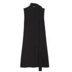 FENDI DRESS BLACK CADY