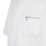 FENDI WHITE JERSEY T-SHIRT