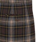 FENDI BLUE WOOL AND VISCOSE DRESS