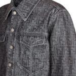 FENDI GRAY DENIM JACKET