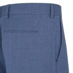 FENDI BLUE WOOL PANTS