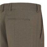 FENDI GREEN WOOL PANTS