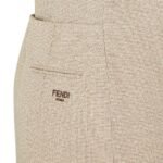 FENDI DRESS CHAMPAGNE COLORED SILK