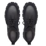 FENDI FORCE BLACK LEATHER LACE-UPS