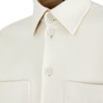 FENDI JACKET WHITE CASHMERE BLOUSON