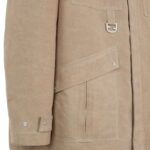 FENDI BEIGE WAXED COTTON BLOUSON